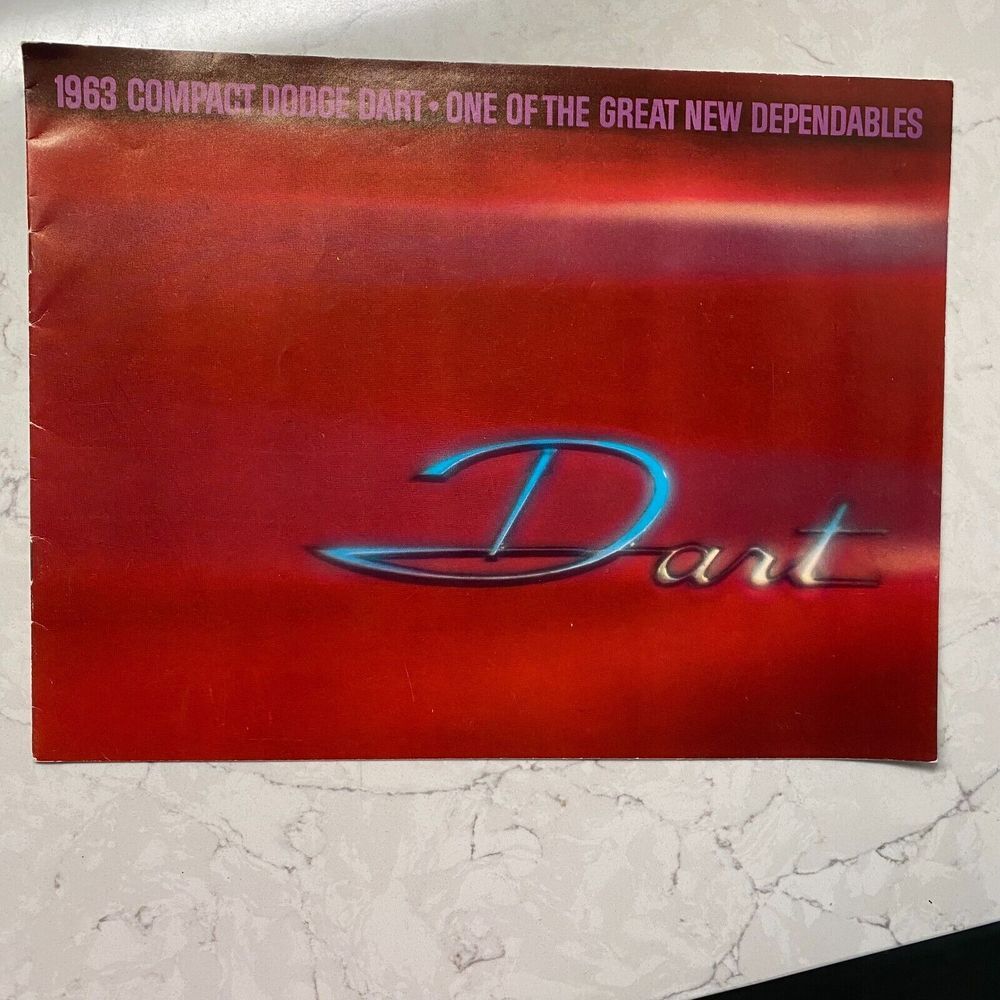 1963 Dodge Compact Dart, Standard Size‎ Dodge, Big Custom 880 Sales Brochure